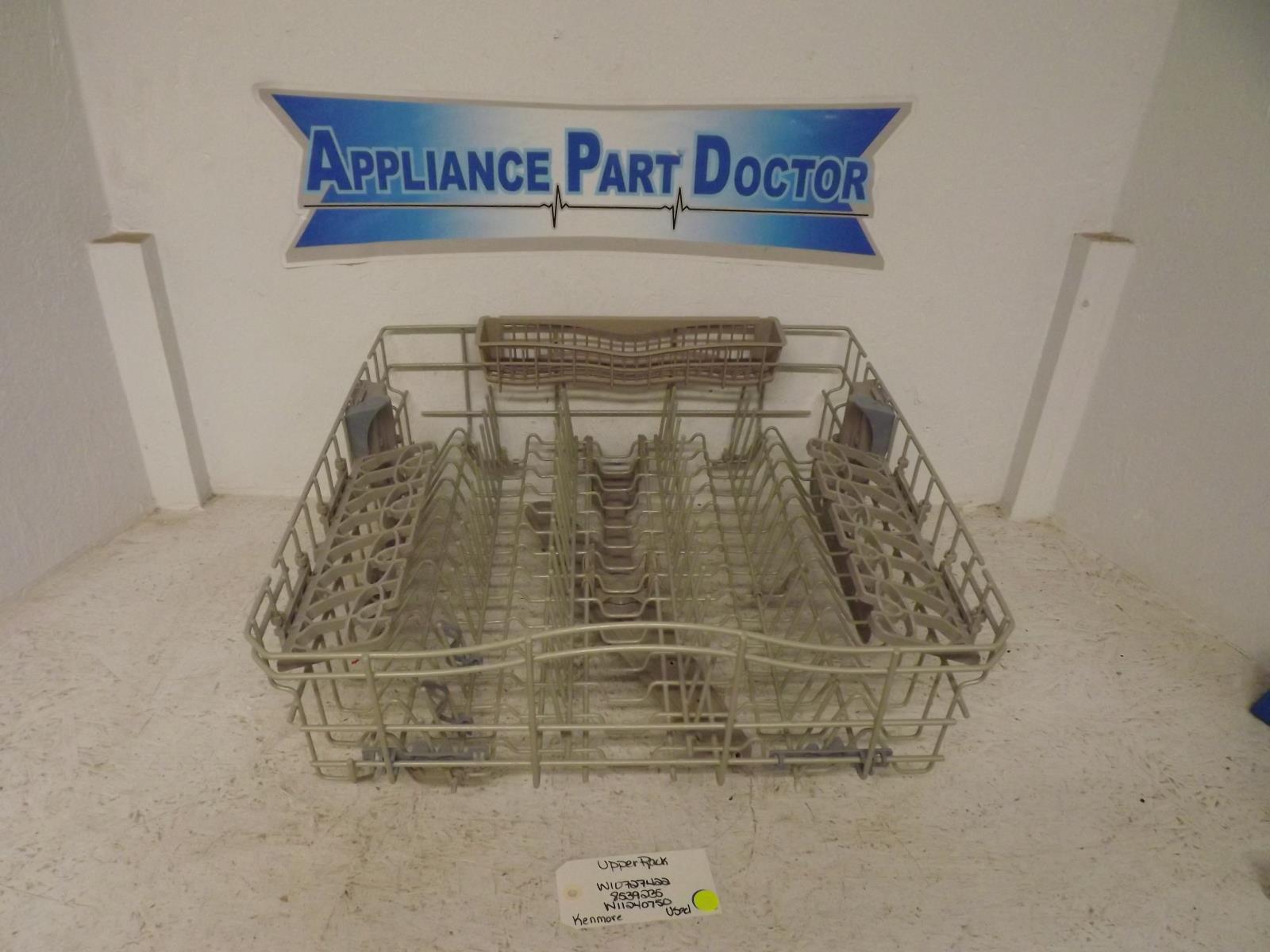 Kenmore Dishwasher W10727422 8539235 W11240750 Upper Rack Used Kenmore Dishwasher W10727422 8539235 W11240750 Upper Rack Used